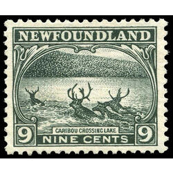 newfoundland stamp 138 caribou crossing 9 1923