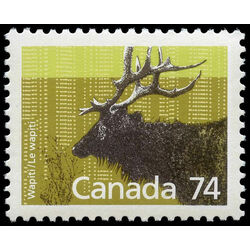 canada stamp 1177 wapiti 74 1988