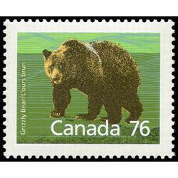 canada stamp 1178 grizzly bear 76 1989