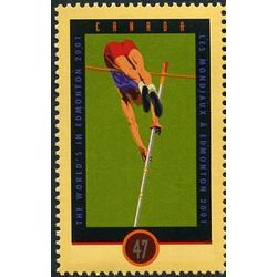 canada stamp 1907 pole vault 47 2001