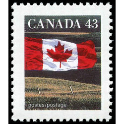 canada stamp 1359x flag over field 43 1995