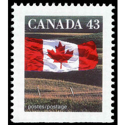 canada stamp 1359ds flag over field 43 1994