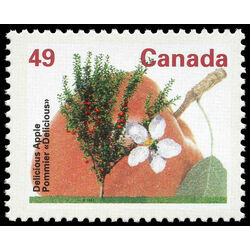 canada stamp 1364 delicious apple 49 1992