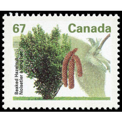 canada stamp 1368 beaked hazelnut 67 1992