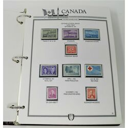 canada mint collection in parliament album