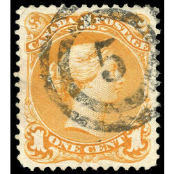 canada stamp 23a queen victoria 1 1869 u vf 003