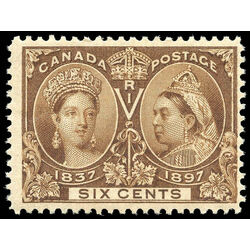 canada stamp 55 queen victoria diamond jubilee 6 1897 M F 009