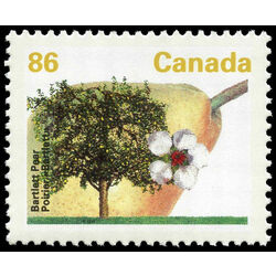 canada stamp 1372 bartlett pear 86 1992