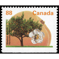 canada stamp 1373as westcot apricot 88 1994