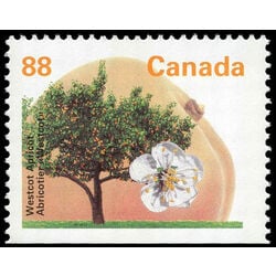canada stamp 1373b westcot apricot 88 1995