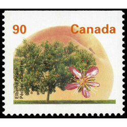 canada stamp 1374b elberta peach 90 1995