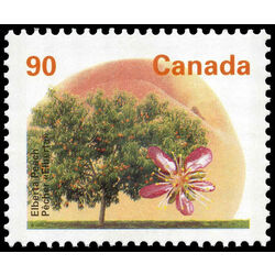 canada stamp 1374ii elberta peach 90 1996