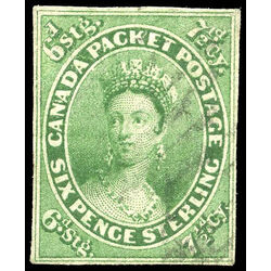 canada stamp 9 queen victoria 7 d 1857 u vf 007