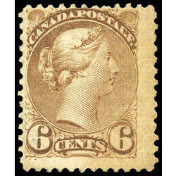 canada stamp 39 queen victoria 6 1872 m vg 010