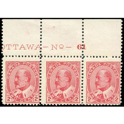 canada stamp 90 edward vii 2 1903 ps fnh 010