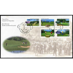 canada stamp 1557a golf in canada 1995 FDC