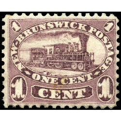 new brunswick stamp 6a locomotive 1 1860