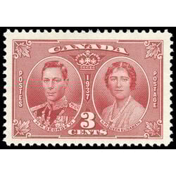 canada stamp 237 king george vi queen elizabeth 3 1937