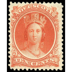nova scotia stamp 12 queen victoria 10 1860