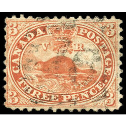 canada stamp 12 beaver 3d 1859 u vf 010