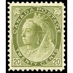 canada stamp 84 queen victoria 20 1900 m vf 011