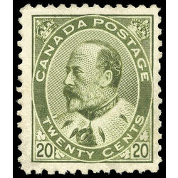 canada stamp 94 edward vii 20 1904 m fnh 011
