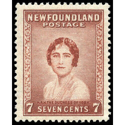 newfoundland stamp 208 duchess of york 7 1932