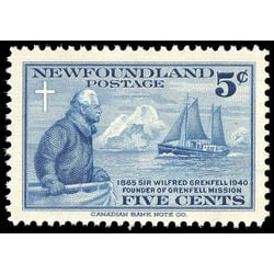 newfoundland stamp 252 grenfell strathcona ii 5 1941