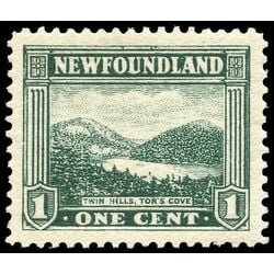 newfoundland stamp 131 twin hills tor s cove 1 1923