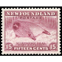 newfoundland stamp 195 harp seal pup 15 1932