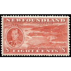 newfoundland stamp 236 corner brook paper mill 8 1937