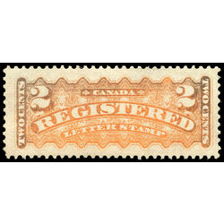 canada stamp f registration f1 registered stamp 2 1875 m vfnh 011