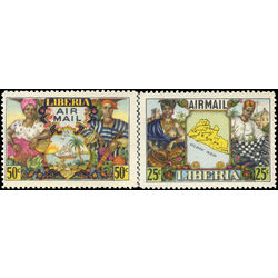 liberia stamp c63 4 citizens and agricultural products 1949