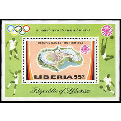 liberia stamp c192 olympic games munich 1972 1972