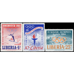 liberia stamp 413 c157 8 9th winter olympic games austria 1964 1963