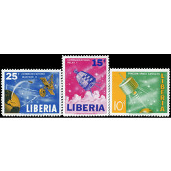 liberia stamp 415 7 satellites in space 1964