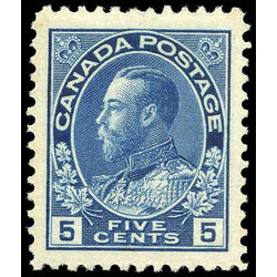 canada stamp 111 king george v 5 1914 m xfnh 010