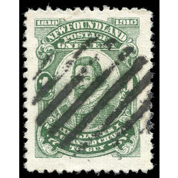 newfoundland stamp 87xii king james i 1 1910 u vf 002