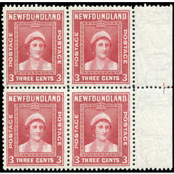 newfoundland stamp 255i queen elizabeth 3 1941 m vfnh 001
