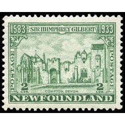 newfoundland stamp 213 compton castle 2 1933