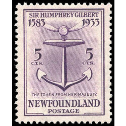 newfoundland stamp 216 token from queen elizabeth i 5 1933