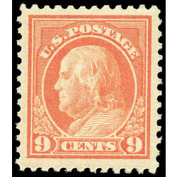 us stamp postage issues 509 franklin 9 1917