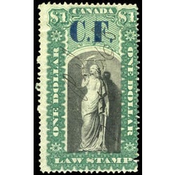 canada revenue stamp ol11 law stamps 1 1864