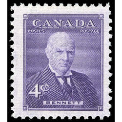 canada stamp 357 richard bennett 4 1955