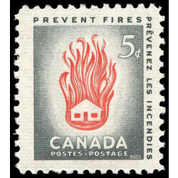 canada stamp 364 house on fire 5 1956