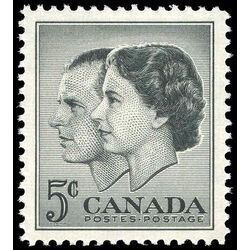 canada stamp 374 royal visit 5 1957