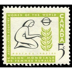 canada stamp 385 woman and tree 5 1959