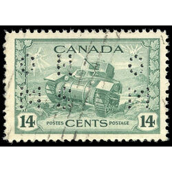 canada stamp o official o259 ram tank 14 1942