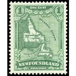 newfoundland stamp 172 map of newfoundland 1 1931