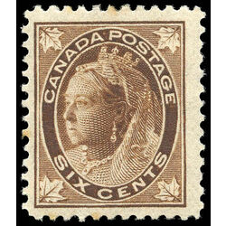 canada stamp 71 queen victoria 6 1897 m f vf 013
